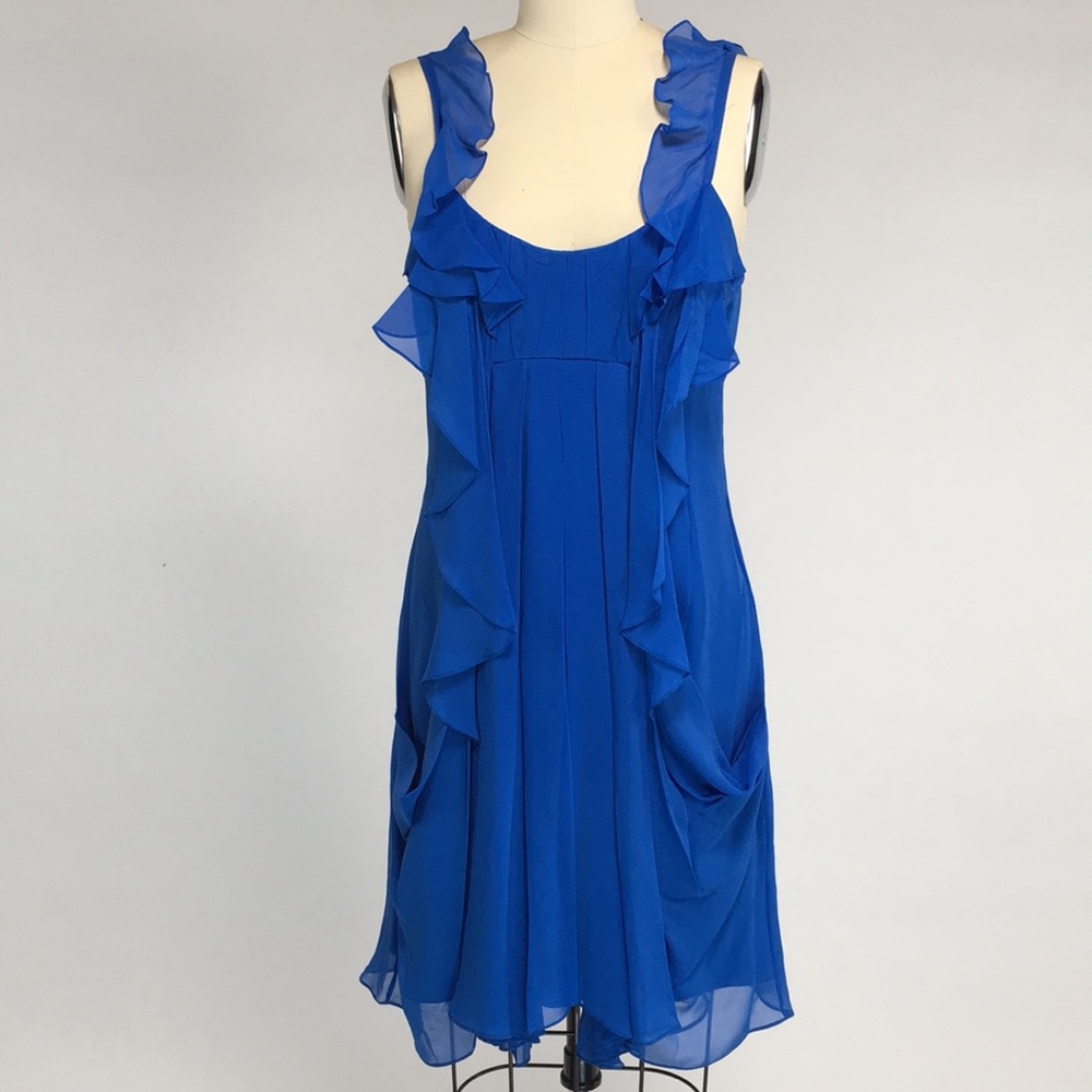 BCBG Blue Sleeveless Dress NWT